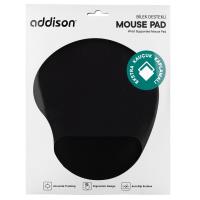ADISON 300152 Siyah Bileklikli Ekstra Kauçuk Kaplamalı Mouse Pad - 1